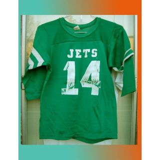 Sears Rawlings フットボール JETS Tシャツ ナンバー 70s(Tシャツ/カットソー(七分/長袖))