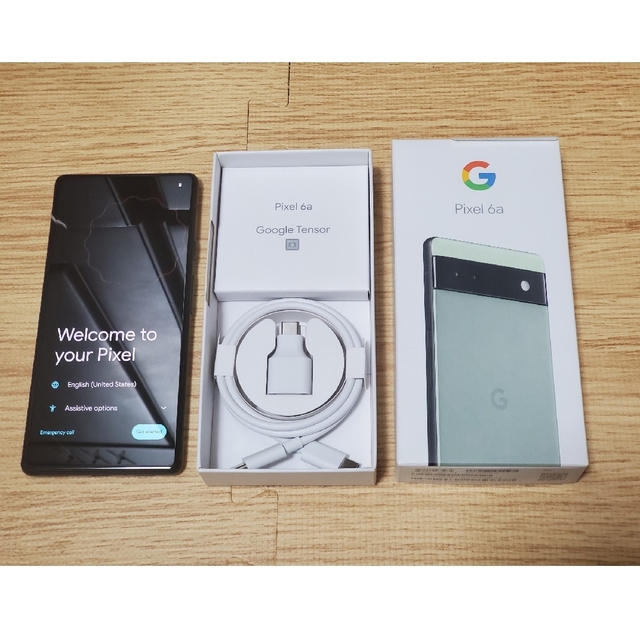 Google Pixel - Google Pixel6a Sage 緑 128GB au版の通販 by おおりす