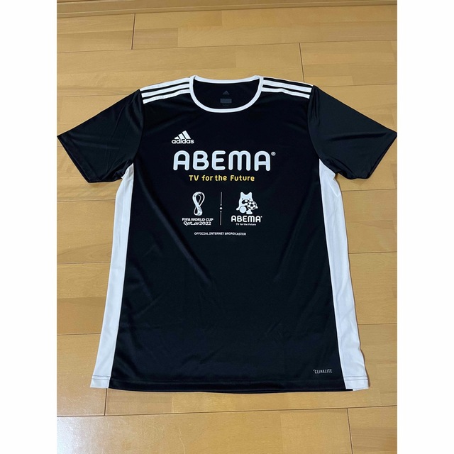 adidas(アディダス)のABEMA × adidas ワールドカップ　Tシャツ　ユニホーム　非売品 スポーツ/アウトドアのサッカー/フットサル(ウェア)の商品写真