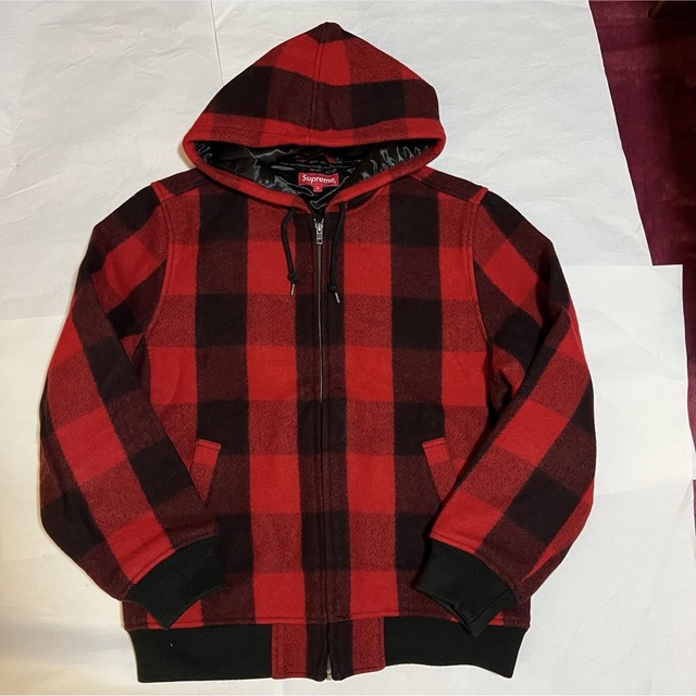 Supreme(シュプリーム)のSupreme Hooded Wool Bomber メンズのジャケット/アウター(ブルゾン)の商品写真