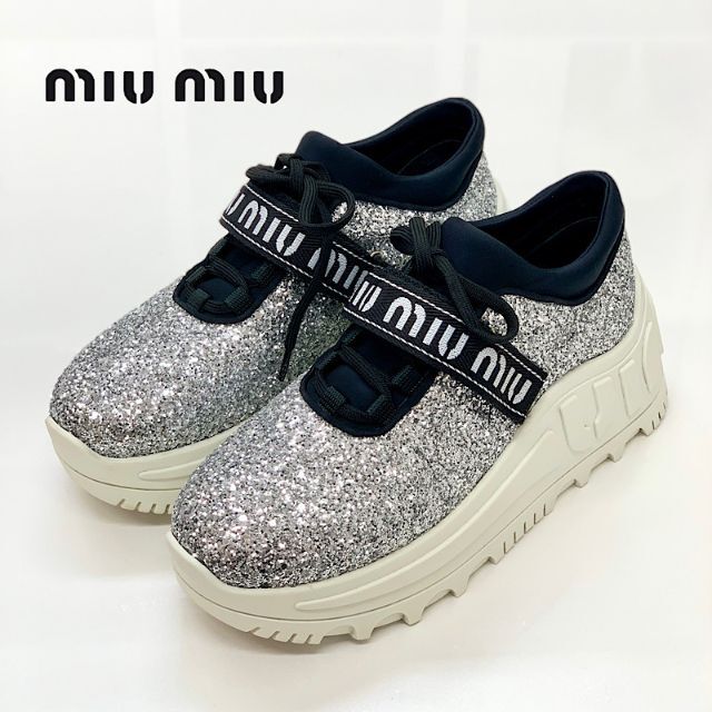 miu miu　ミュウミュウ　スニーカー　ローカット 箱付