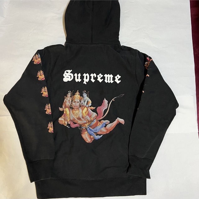 レア Supreme Hanu Hooded Pullover M Black