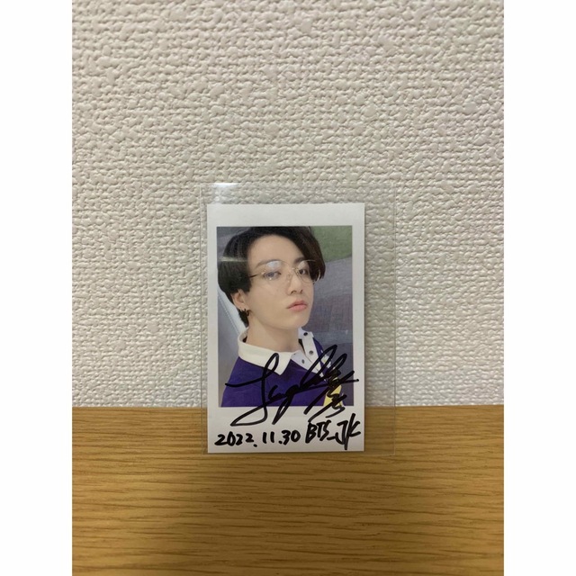 予約受付中】 防弾少年団(BTS) 公式ポラロイド 本人直筆サイン入り JK