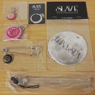 SLAVE更新特典6点セット☆キーホルダーLUNA SEAストールピン鞄チャーム