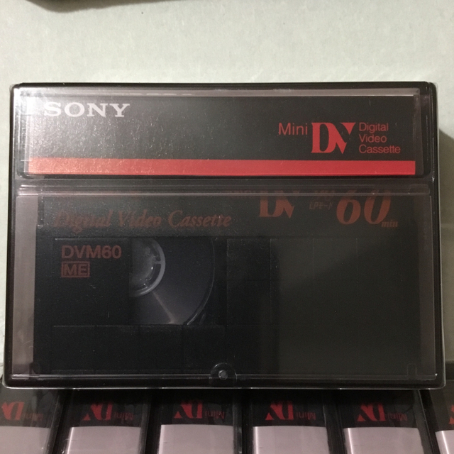 SONY(ソニー)のSONY ミニDVカセット 「10DVM60R3」の7本セット スマホ/家電/カメラのテレビ/映像機器(その他)の商品写真