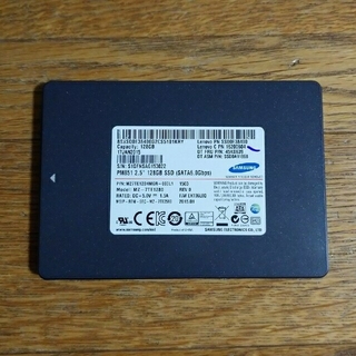 サムスン(SAMSUNG)のSUMSUNG 2.5インチ SSD 128GB(PC周辺機器)