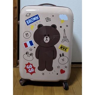 サムソナイト(Samsonite)のLINEブラウン🐻スーツケース【レア？？】サムソナイト(スーツケース/キャリーバッグ)