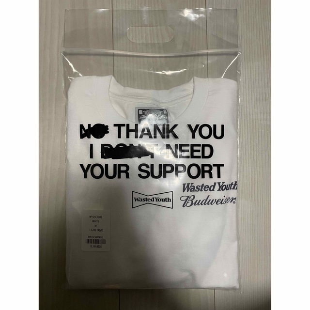 HUMAN MADE(ヒューマンメイド)のL/S T-SHIRT Wasted Youth Budweiser メンズのトップス(Tシャツ/カットソー(七分/長袖))の商品写真