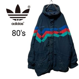 アディダス(adidas)の【adidas】80's マルチカラー スリーラインナイロンジャケット A352(ナイロンジャケット)