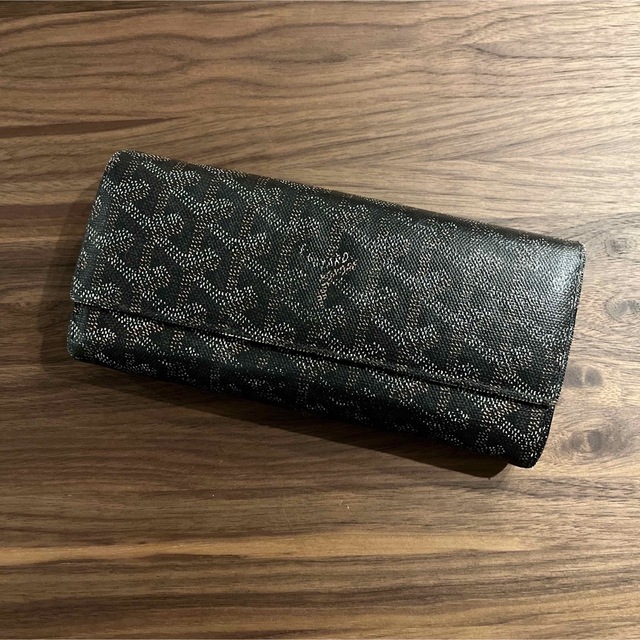 【GOYARD】ゴヤール メンズ 長財布 ブラック×イエロー