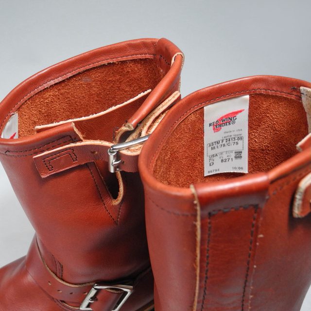 REDWING(レッドウィング)の8271エンジニア赤茶オロラセット羽タグPT99 PT91 8812 8268 メンズの靴/シューズ(ブーツ)の商品写真