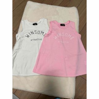 コムサイズム(COMME CA ISM)のSALE  キッズタンクトップ 2枚セット(Tシャツ/カットソー)