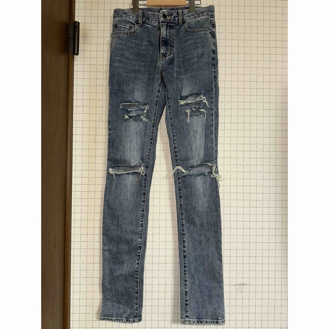 Saint Laurent(サンローラン)のauinite Destroy skinny denim pants スキニー メンズのパンツ(デニム/ジーンズ)の商品写真