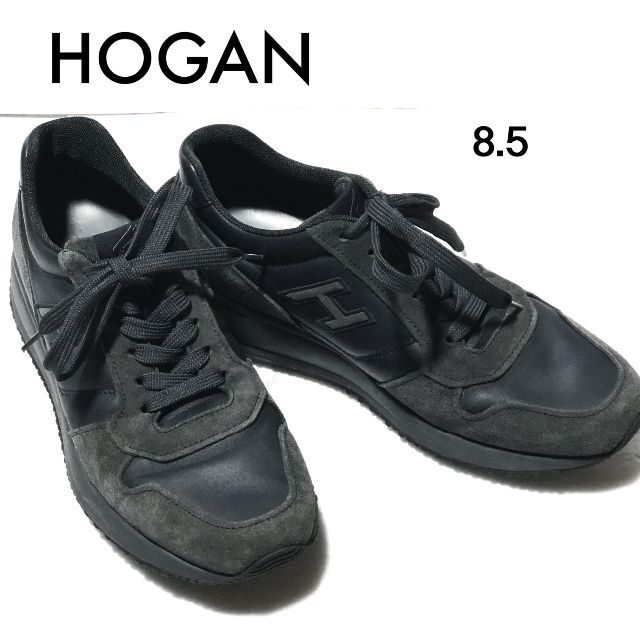 HOGAN スニーカー 8.5/ホーガン レザー×スウェード コンビ インヒール