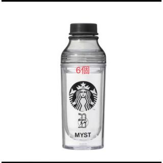 スターバックスコーヒー(Starbucks Coffee)のダブルウォールサニーボトルブラック FRGMT MYST 473ml✖️6(タンブラー)