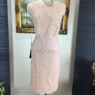 タダシショウジ(TADASHI SHOJI)の新品タグ付け☆ TADASHI SHIJO サイズ6(ひざ丈ワンピース)