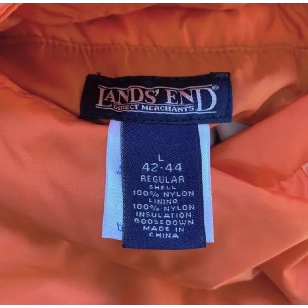 LANDS’END(ランズエンド)の希少 90s ランズエンド LANDS' END ダウンジャケット リバーシブル メンズのジャケット/アウター(ダウンジャケット)の商品写真