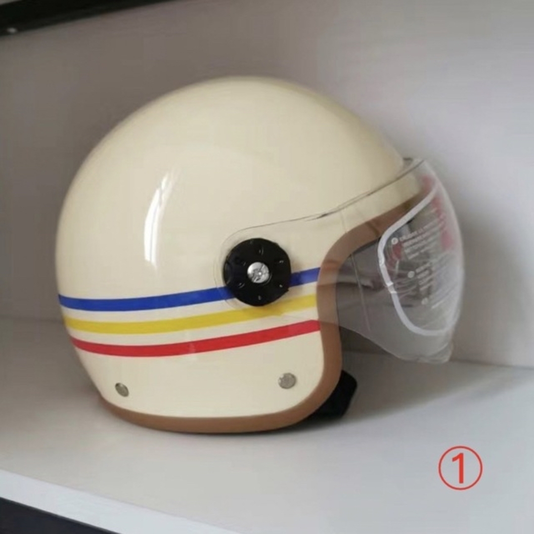 激安!レディースバイクヘルメット ジェットヘルメット 男女兼用 新品フリーサイズ | フリマアプリ ラクマ