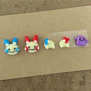 ポケモン(ポケモン)の3dネイルパーツ　オーダー【へんしんメタモンフェイス　ポケモン　痛ネイルパーツ】(デコパーツ)