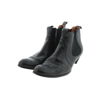 ショセ(chausser)のchausser ショセ ブーツ 23.5cm位 黒 【古着】【中古】(ブーツ)