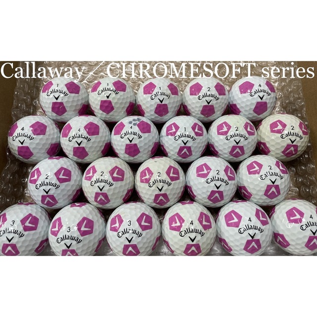 Callaway(キャロウェイ)の97. 《CHROMEシリーズ》22球 Callaway ロストボール スポーツ/アウトドアのゴルフ(その他)の商品写真