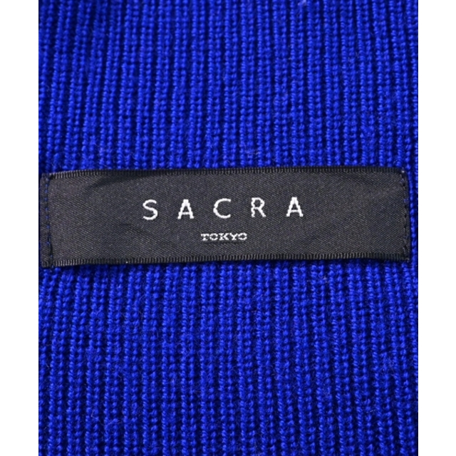 SACRA(サクラ)のSACRA サクラ ニット・セーター 38(M位) 青 【古着】【中古】 レディースのトップス(ニット/セーター)の商品写真