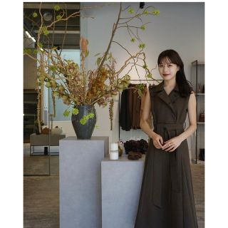 L'Or Sleeveless Coat Dress ブラック(ロングワンピース/マキシワンピース)