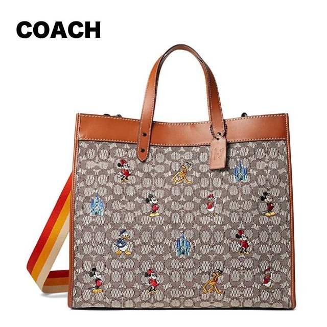 未使用・限定✨️COACH ディズニー フィールドトート 記念モデル トートバッグ