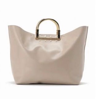 ZANCHETT ザンケッティ トートバッグ グレージュ