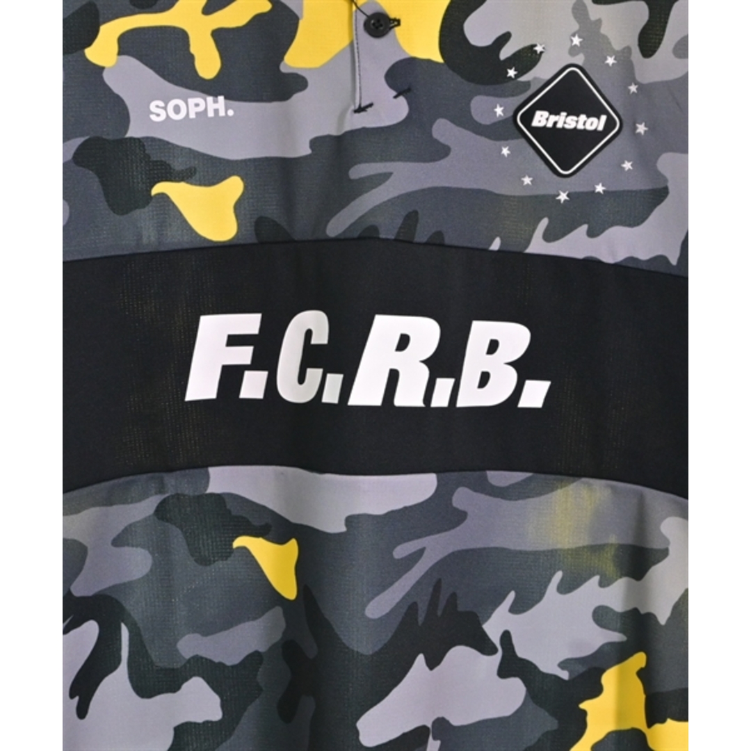 F.C.R.B エフシーアールビー ポロシャツ M 黒xグレーx黄(迷彩) 【古着】【中古】 - 4