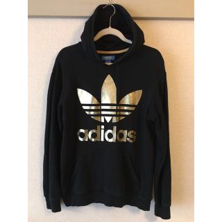 アディダス(adidas)のadidasオリジナルパーカーゴールド(パーカー)