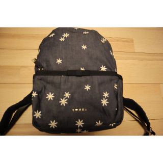 トッカ(TOCCA)のトッカ DASY EMBROIDERED BACKPACK ブルー系(リュック/バックパック)