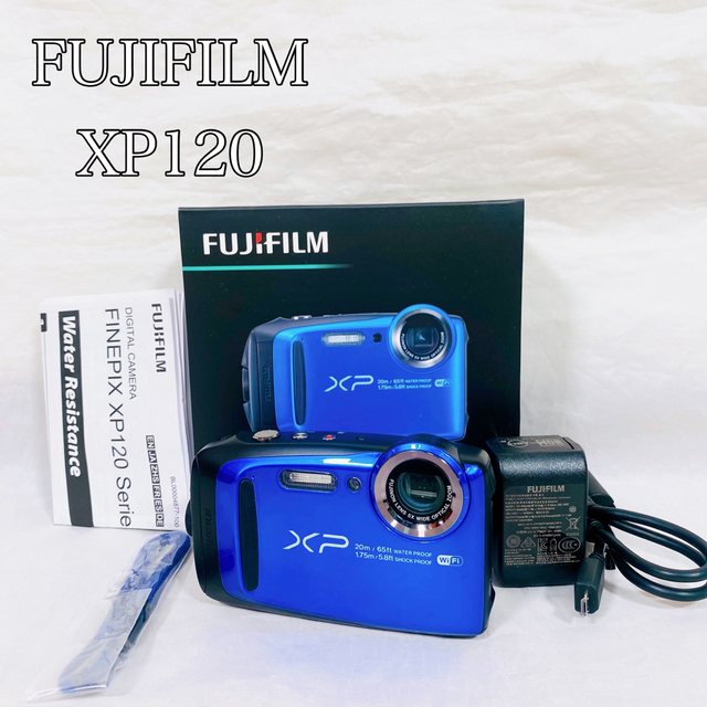 【動作品】FUJIFILM フジフィルム　XP120 防水　デジカメカメラコンパクトデジタルカメラ