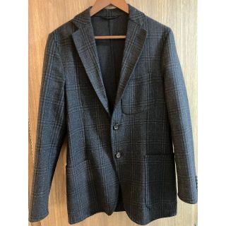 ベルベスト(BELVEST)の【Belvest】ベルベストのジャケット　カシミア10％混合　ネイビー系　44(テーラードジャケット)