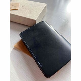 本日限定入手困難完売品forme short wallet コードバン　ネイビー(折り財布)