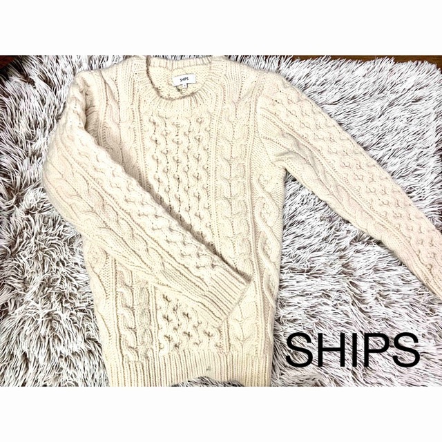 SHIPS(シップス)のSHIPS ニットセーター　Sサイズ メンズのトップス(ニット/セーター)の商品写真