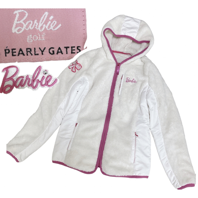 PEARLY GATES × Barbie golf ジップアップ ボアパーカー