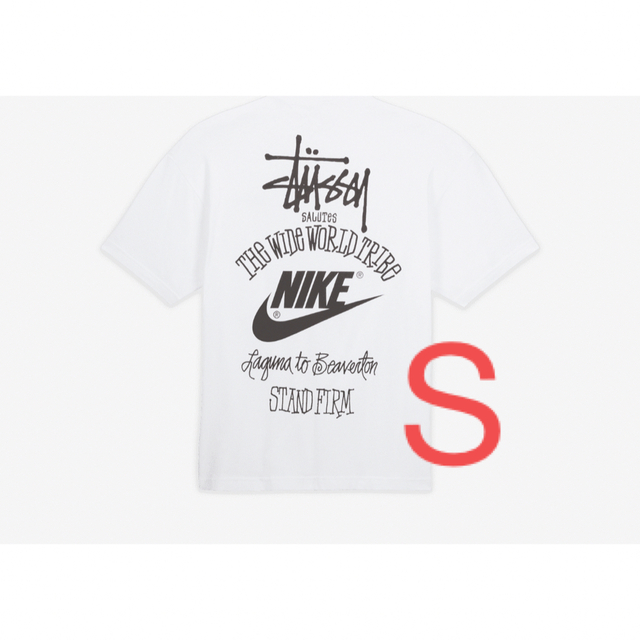 NIKE(ナイキ)のStussy x Nike Men's T-Shirt ステューシー　S メンズのトップス(Tシャツ/カットソー(半袖/袖なし))の商品写真