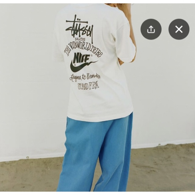 NIKE(ナイキ)のStussy x Nike Men's T-Shirt "White XLサイズ メンズのトップス(Tシャツ/カットソー(半袖/袖なし))の商品写真