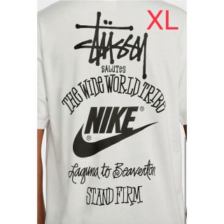 ナイキ(NIKE)のStussy x Nike Men's T-Shirt "White XLサイズ(Tシャツ/カットソー(半袖/袖なし))