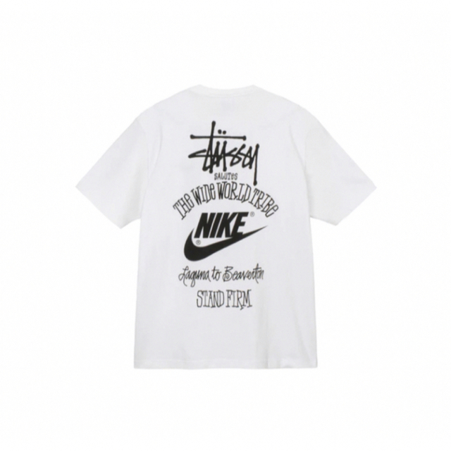 Stussy x Nike Men's T-Shirt "White" L