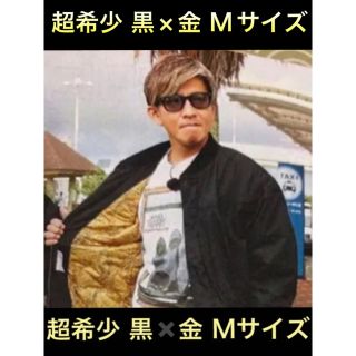 【GOLD裏地/黒/M】完全同色同型 木村拓哉さん着用 DERBYジャケット(ナイロンジャケット)