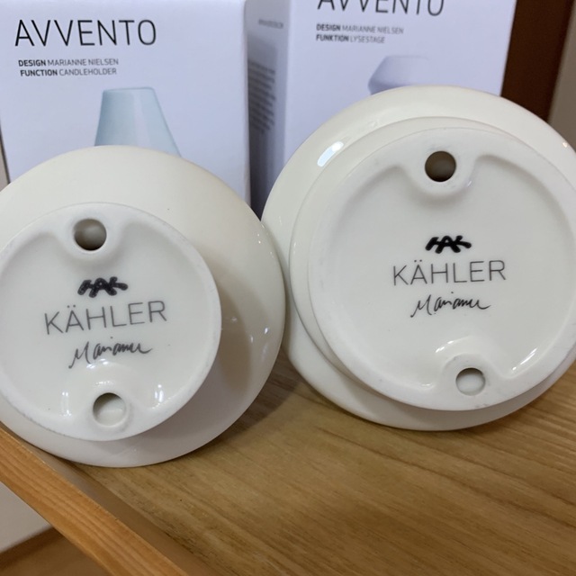 Kahler(ケーラー)のavventoキャンドルホルダー　美品 インテリア/住まい/日用品のインテリア小物(置物)の商品写真