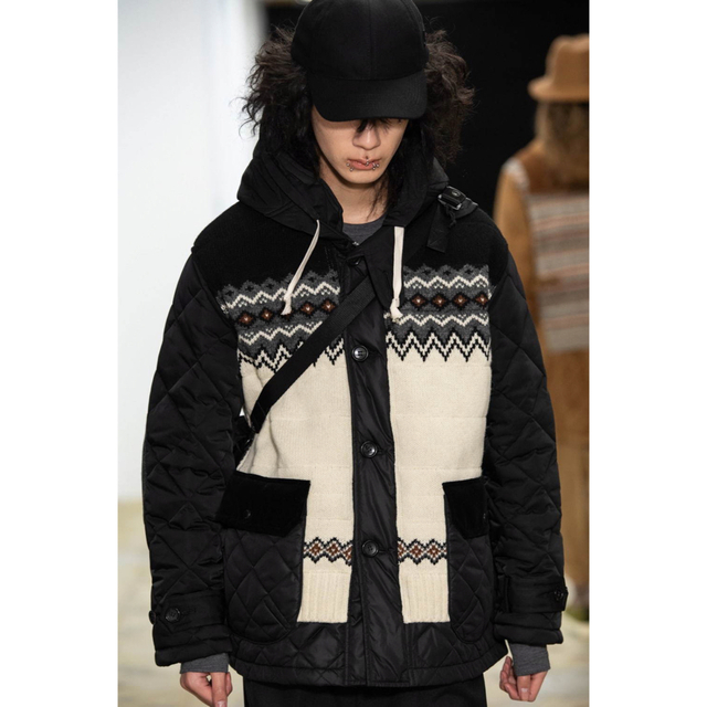 JUNYA WATANABE MAN ジュンヤワタナベ　ニット　ダウン　コート