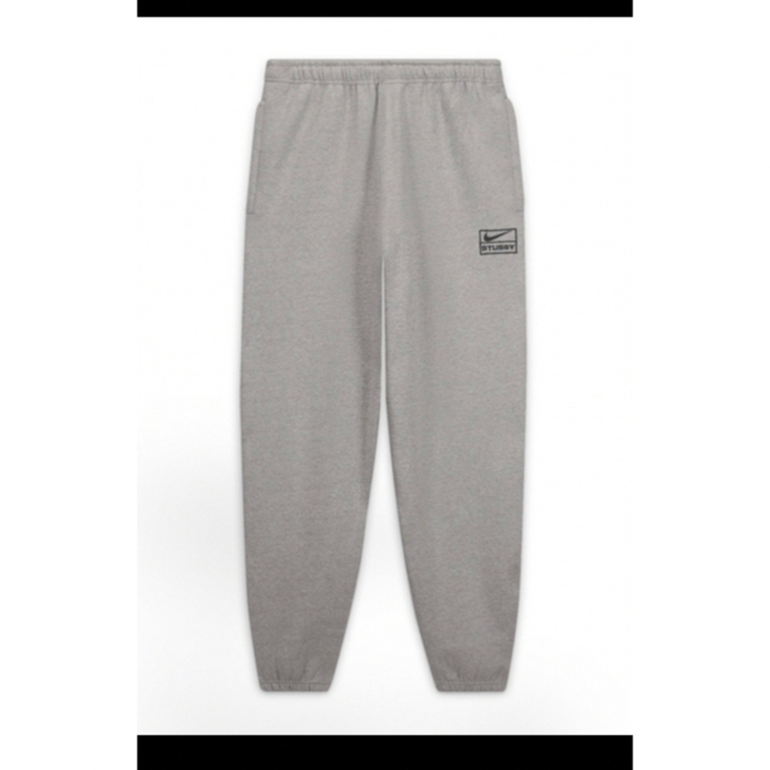 Stussy x Nike Fleece Pants "Grey" 1