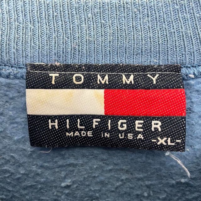 TOMMY HILFIGER(トミーヒルフィガー)の【希少‼︎】トミーヒルフィガー 刺繍 ビックロゴ スウェット トレーナー メンズのトップス(スウェット)の商品写真