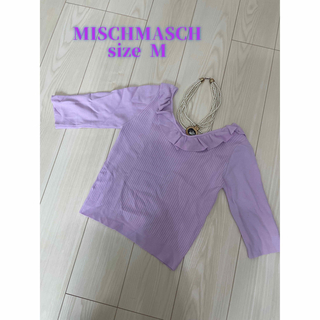 ミッシュマッシュ(MISCH MASCH)の2023②⑧MISCHMASCH 前後着れる7分袖ニットsizeM(ニット/セーター)