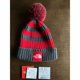 ザノースフェイス(THE NORTH FACE)のキッズ ノースフェイス　ニット帽　PICCOLO CAPPUCHO TNFレッド(帽子)