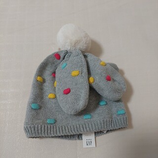 ベビーギャップ(babyGAP)のbabyGAPニット帽子と手袋のセット(帽子)