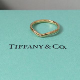 ティファニー(Tiffany & Co.)のティファニー　エルサ・ペレッティ　ダイヤ　バンドリング　k18(リング(指輪))